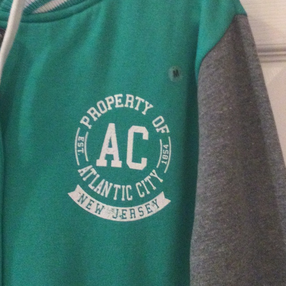 Atlantic City varsity style sweater/NEW - Picture 2 of 6